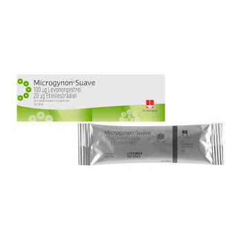 Microgynon Suave Levonorgestrel + Etinilestradiol 0.10mg/0.02mg Tecnofarma Caja x 21 Comprimidos  
