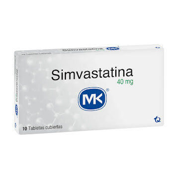 Simvastatina MK 40 mg Caja x 10 Tabletas  