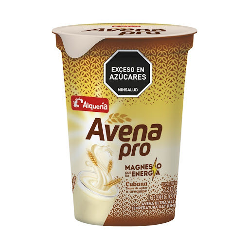 Avena Pro Alqueria Cubana Con Extra Magnesio Vaso x 220 gr