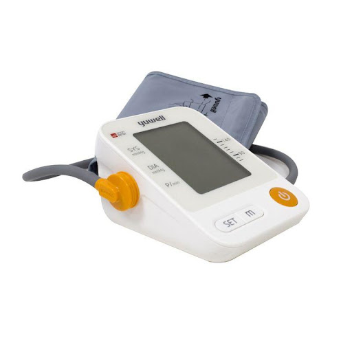 Tensiómetro Digital Brazo Ye670A Yuwell  x 1 Dispositivo automático diseñado para la automedición de la presión arterial en el hogar, con brazalete para la parte superior del brazo. Aunque su tecnología aún no ha sido validada bajo los requisito