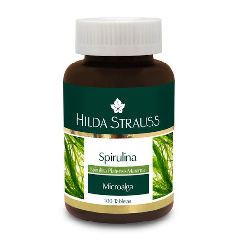 Hilda Strauss Spirulina Microalga Frasco x 100 Tabletas  