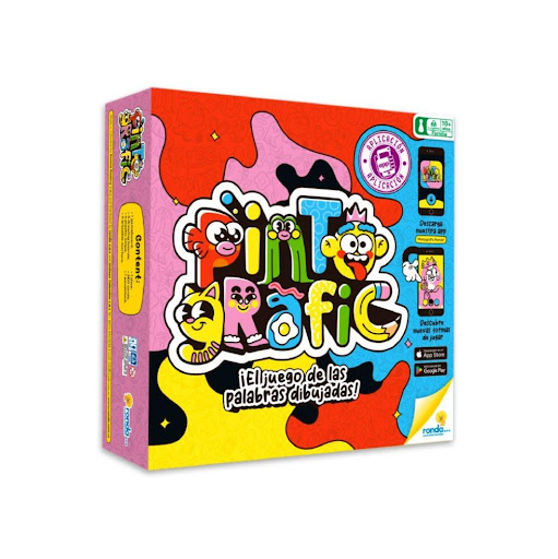 Juegos de Mesa Pintografic 10 Ronda Ronda Caja x 1 Divertido juego de palabras dibujadas  donde la creatividad te dará  las herramientas para ganar