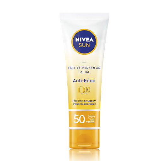 Protector Facial Nivea Sun Q10 Anti-edad Spf50 x 50 ml