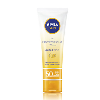 Protector Facial Nivea Sun Q10 Anti-edad Spf50 x 50 ml  
