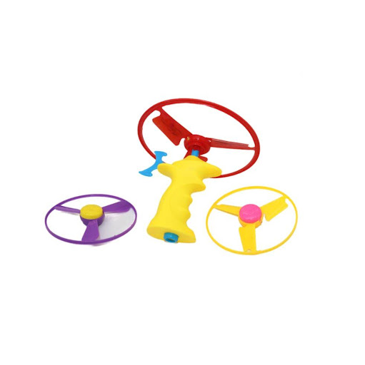 Lanza Helices Flying Set Blister Plasticos Asociados  x 1 Es un juguete interactivo con un diseño innovador y dinámico, fabricado en plástico resistente. Presentado en empaque blister, destaca por sus colores vibrantes y detalles modernos que combinan la acc