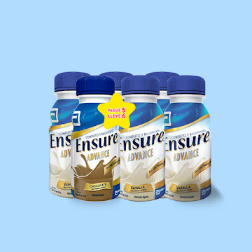Ensure Advance Vainilla 237 ml x 5 und + Ensure Chocolate x 1 und undefined