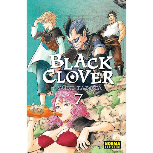 Black Clover No. 7 Editorial Norma Libro x 1.0 BLACK CLOVER 07   Autores:Yuuki Tabata  Colecciones:CÓMIC MANGA  Editoriales:NORMA Editorial  Series:BLACK CLOVER   ¡LOS TOROS NEGROS SE ADENTRAN EN LAS PROFUNDIDADES MARINAS!  Asta logra hacer frente