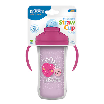 Vaso Térmico Dr Browns Rosado x 1 und  