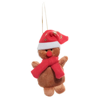 Adorno Navideño Muñeco Jengibre Rojo x 1 und   