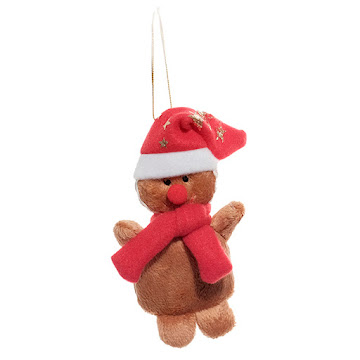 Adorno Navideño Muñeco Jengibre Rojo x 1 und   