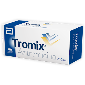 Tromix Azitromocina 250 mg Abbott Caja x 30 Tabletas  