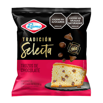 Ponque Ramo Trozos De Chocolate x 230 gr  