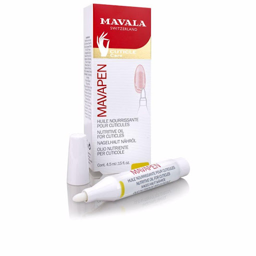MAVALA ACEITE PARA CUTICULAS 4.5 ML  MAVALA MAVALA ACEITE PARA CUTICULAS 4.5 ML  x 4.5 ML MAVAPEN de Mavala, un lápiz de aceite nutritivo para el cuidado de las cutículas.

Las cutículas demasiado crecidas o secas (blanquecinas) estropean la elegancia de las uñas y pueden perjudicar su sal