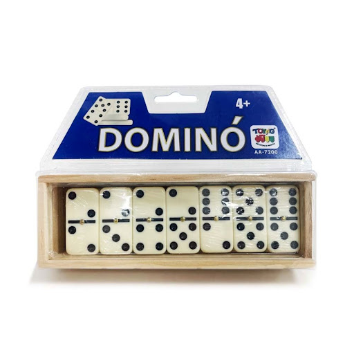Juego De Mesa Dominó Toyng Caja Madera x 1 und