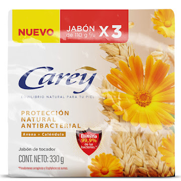 Jabón Carey Protección Natural 110 gr x 3 und  
