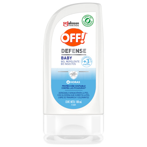 Repelente Insectos OFF! Defense Baby En Gel Frasco x 100 ml