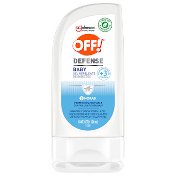 Repelente Insectos OFF! Defense Baby En Gel Frasco x 100 ml  