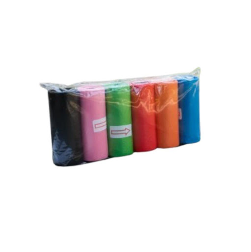 Paquete De Bolsas Para Mascotas 6 Rollos Tsuya Bolsa x  6 Rollos 