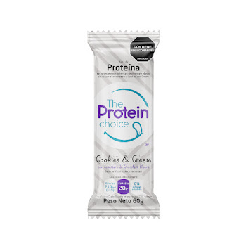 Barra De Proteina The Protein Choice Cookies and Cream x 60gr  