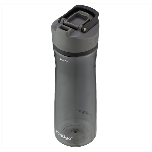 Botella de Agua Contigo Cortland Autoseal 24Oz/710ml (NEGRO) Contigo Papeleta x 1 Presione, beba y selle su camino hacia una mejor hidratación. La botella de agua Tritan AUTOSEAL le permite beber fácilmente con solo presionar un botón. Suelte el botón para sellar la boquilla para b