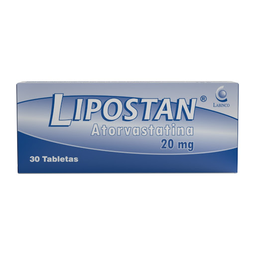 Lipostan Atorvastatina 20 Mg Labinco Caja x 30 Tabletas