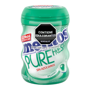 Chicle Mentos Menta Verde x 30 und  