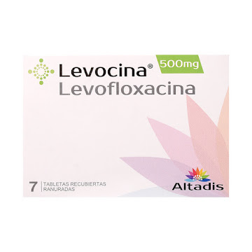 Levocina Levofloxacina 500 mg Altadis Caja x 7 Tabletas  