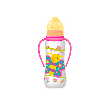 Solo Online Tetero Bbjoy  Facil   Agarre Con Asa 250ml 8oz Mariposa X 1 Unidad 