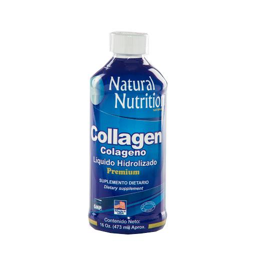 Collagen Colágeno Hidrolizado Natural Nutrition Frasco x 16 oz