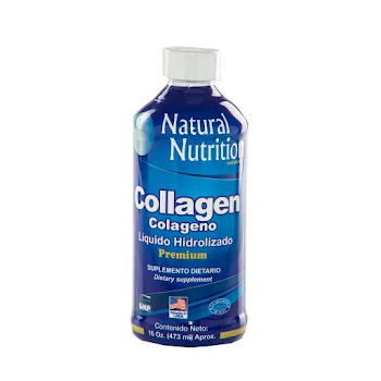 Collagen Colágeno Hidrolizado Natural Nutrition Frasco x 16 oz  