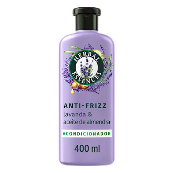 Acondicionador Herbal Essences Antifrizz Lavanda Y Aceite De Almendras Frasco x 400 ml  
