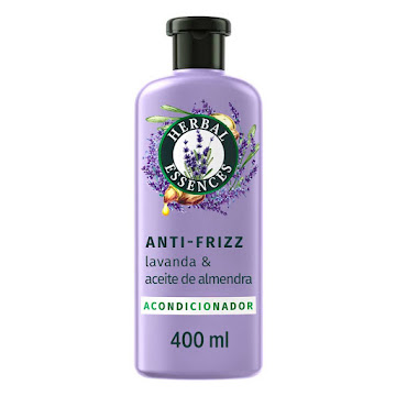 Acondicionador Herbal Essences Antifrizz Lavanda Y Aceite De Almendras Frasco x 400 ml  