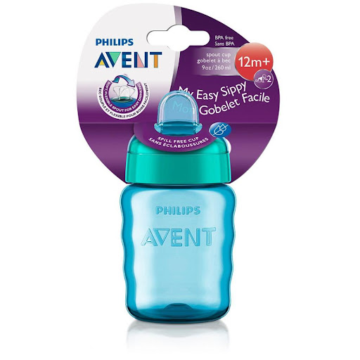 Vaso Classic Con Boquilla Philips Avent Classic Azul 9oz Blíster x 1 und