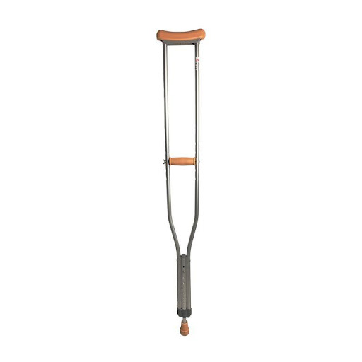 Muleta Axilar Yuwell Talla L Un Par YUWELL Individual x 1 Muletas axilares de aluminio livianas con base en caucho antideslizante. Cuenta con manilares y axilares acolchados para brindar mayor comodidad.