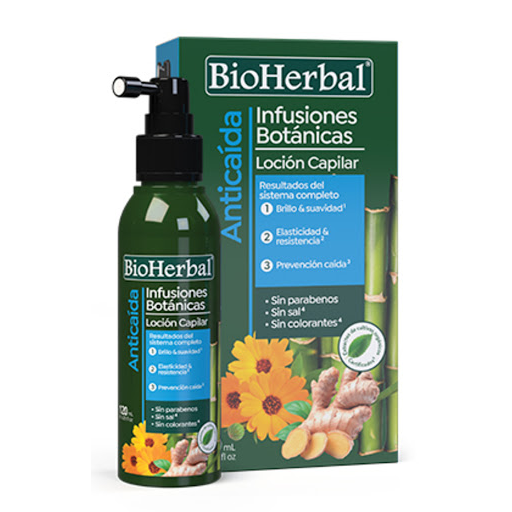 Loción Capilar Anticaída Bioherbal x 120 ml