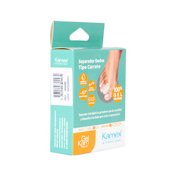 Separador De Dedos Kamex Gel Talla L-Xl x 2 und  