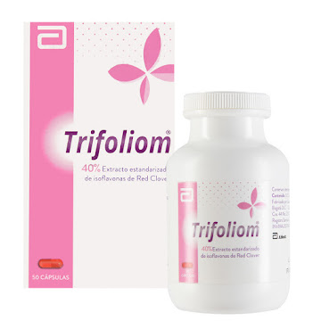 Trifoliom Insoflavonas de Red Clover 40% Abbott Frasco x 50 Cápsulas  