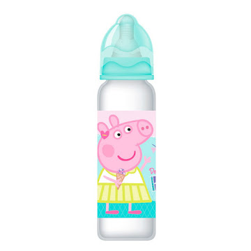 Solo Online Tetero Redondo  250ml   8oz Marca Peppa Pig Color Verde 