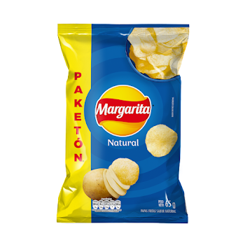 Pasabocas Margarita Papas Fritas Natural x 65 gr  