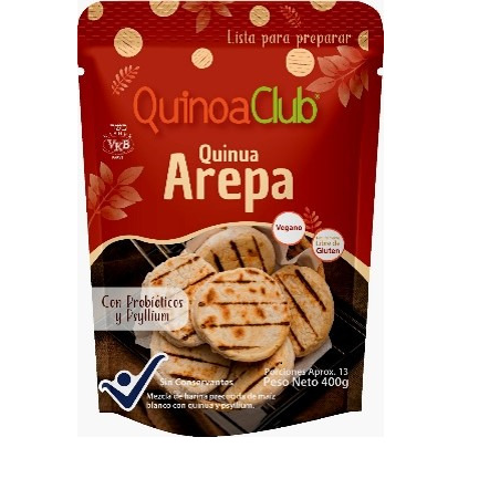 Arepa Quinoa Club Quinua x 400 gr