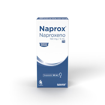 Naprox Naproxeno   150mg/5ml Labinco Suspensión x 80 ml  