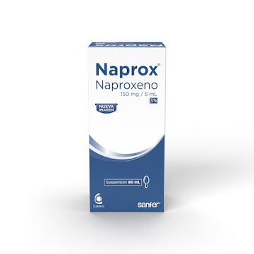 Naprox Naproxeno   150mg/5ml Labinco Suspensión x 80 ml  