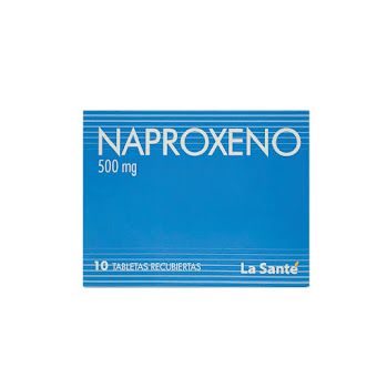 Naproxeno La santé 500   MG Caja x 10 Tabletas  