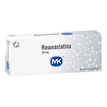 Rosuvastatina 20 mg MK Caja x 30 Tabletas  