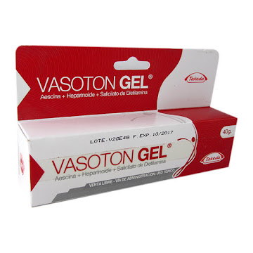 VASOTON GEL TUBO X   40G. FARMACOL AESCINA HEPARINOIDESALICILAT  