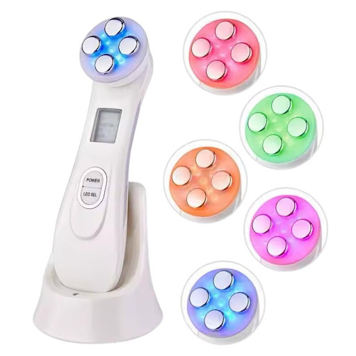 Radio Frecuencia Facial para Rejuvenecer y Tensar la Piel UNIMARC Unidad x 1 ¡Luce una piel más joven y radiante con la última tecnología en radiofrecuencia facial y terapia LED! Este dispositivo de rejuvenecimiento facial ayuda a reducir arrugas, mejorar la firmeza de la piel