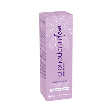 Cronoderm Fem Ácido Hialurónico /Extracto de Ginseng /Caléndula /Aceite de Semilla de Uva /Romerillo Tubo x 50 g  