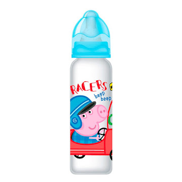 Solo Online Tetero Redondo  250ml   8oz Marca Peppa Pig Color Azul 