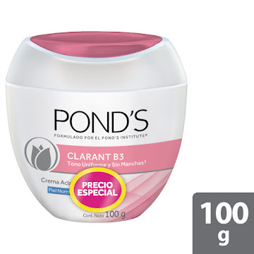Crema Ponds Clarant B3 Tono Uniforme Y Sin Manchas x 100 gr undefined
