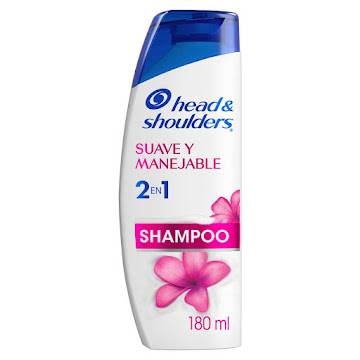 Shampoo 2 En 1 Head & Shoulders Suave Y Manejable x 180 ml  